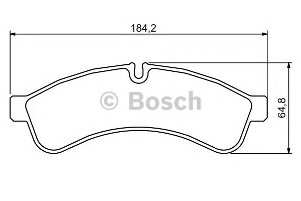 Тормозные колодки BOSCH 0 986 494 335