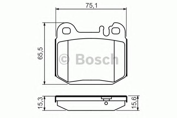 Тормозные колодки BOSCH 0 986 494 410