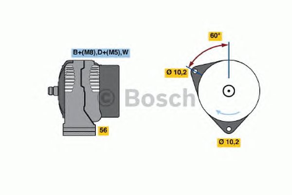 Генератор BOSCH 0 123 515 503