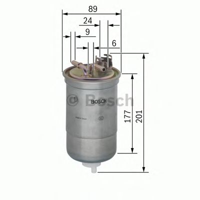 Топливный фильтр BOSCH 0 450 906 384