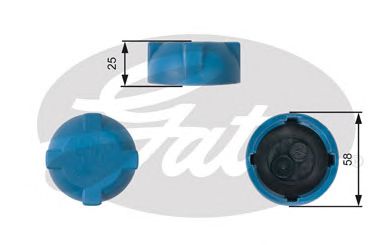 Пробка расширительного бачка GATES RC203