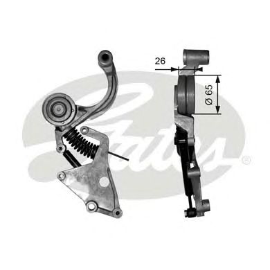 Натяжной ролик поликлинового ремня GATES T38404
