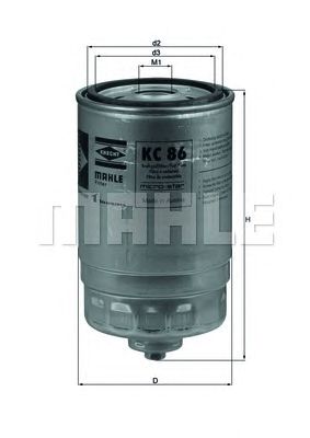 Топливный фильтр KNECHT KC 86