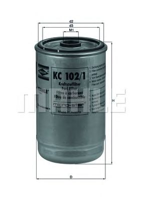 Топливный фильтр KNECHT KC 102/1