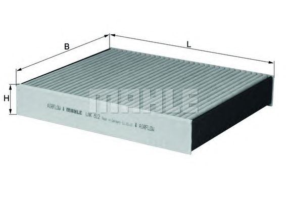 Фильтр салона KNECHT LAK 812