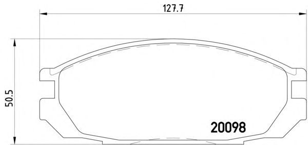 Гальмівні колодки TEXTAR 2009801