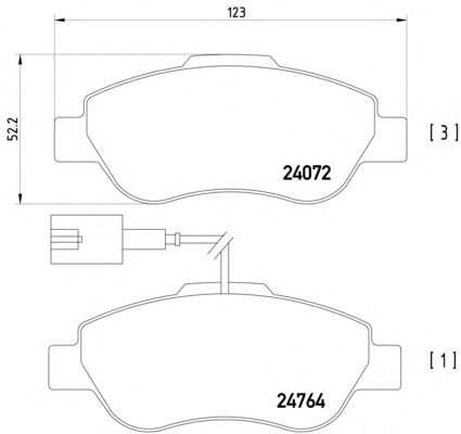 Тормозные колодки TEXTAR 2407202