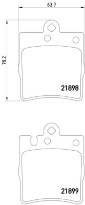 Тормозные колодки TEXTAR 2189803