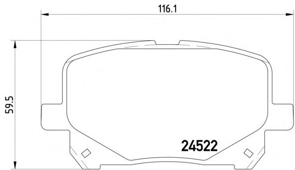 Тормозные колодки TEXTAR 2452201