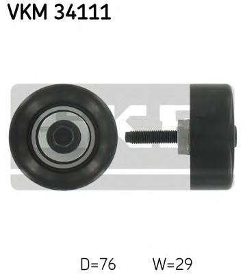 Направляющий / паразитный ролик  поликлинового ремня SKF VKM 34111