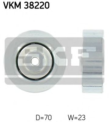 Натяжной ролик поликлинового ремня SKF VKM 38220