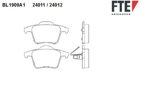 Тормозные колодки FTE BL1909A1
