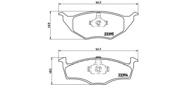 Тормозные колодки BREMBO P 85 055