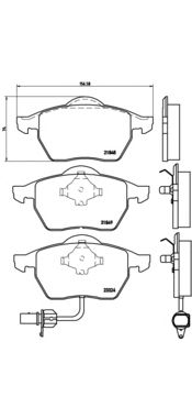 Гальмівні колодки BREMBO P 85 060