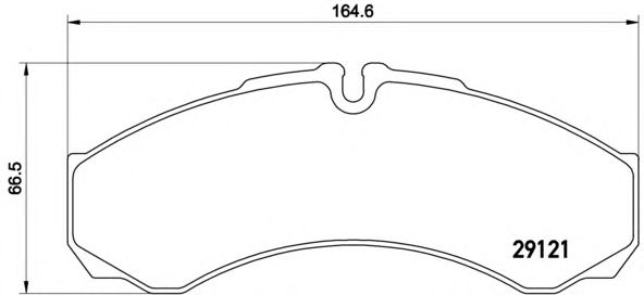 Гальмівні колодки BREMBO P A6 021