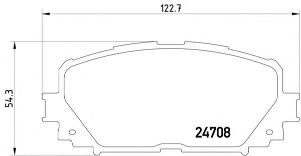Тормозные колодки MINTEX MDB2956