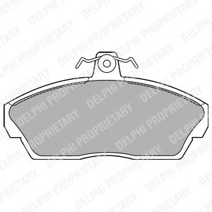 Тормозные колодки DELPHI LP1450