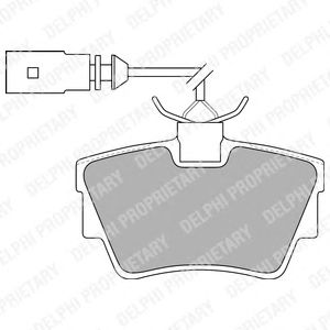 Тормозные колодки DELPHI LP1511