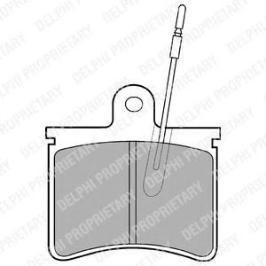 Тормозные колодки DELPHI LP228