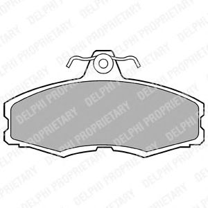 Тормозные колодки DELPHI LP250