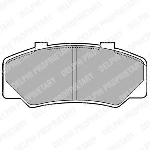 Тормозные колодки DELPHI LP438