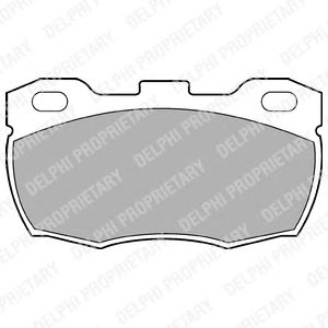 Тормозные колодки DELPHI LP506