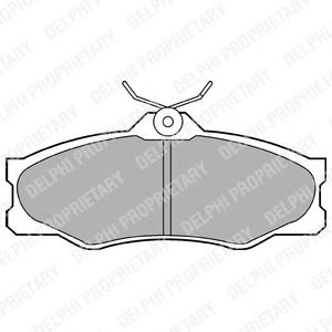 Тормозные колодки DELPHI LP548