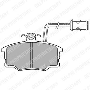 Тормозные колодки DELPHI LP674