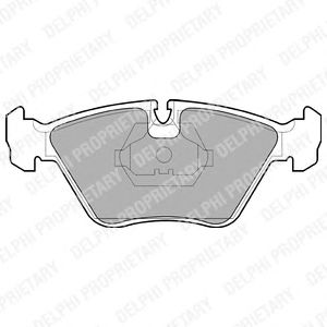 Тормозные колодки DELPHI LP705