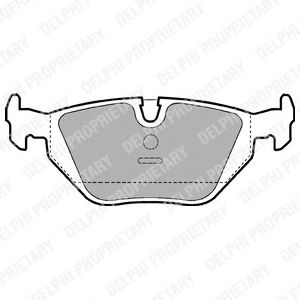 Тормозные колодки DELPHI LP907