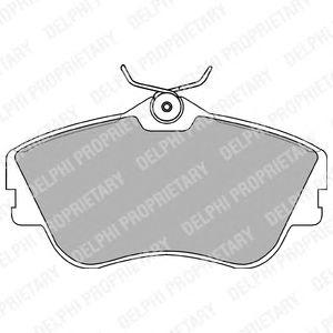 Тормозные колодки DELPHI LP918