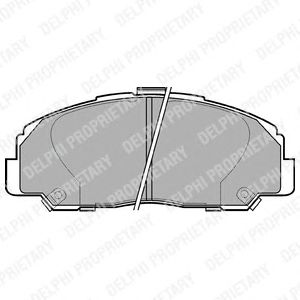Тормозные колодки DELPHI LP944