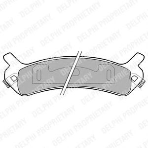 Тормозные колодки DELPHI LP959