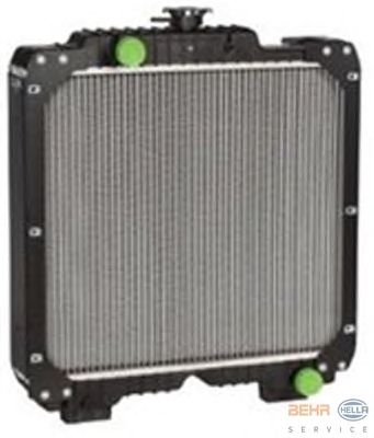 Радиатор, охлаждение двигателя HELLA 8MK 376 792-451