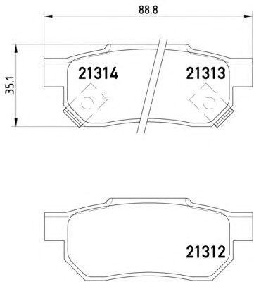 Тормозные колодки HELLA 8DB 355 005-731