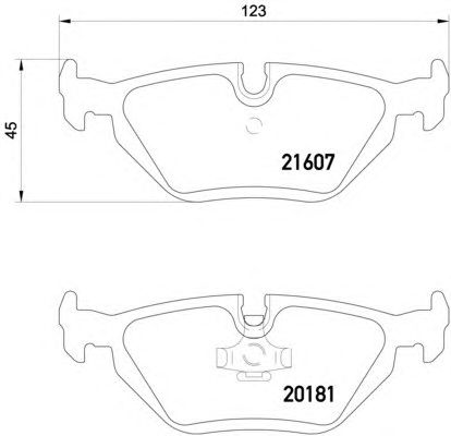 Тормозные колодки HELLA 8DB 355 007-511