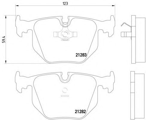 Тормозные колодки HELLA 8DB 355 008-121