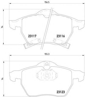 Тормозные колодки HELLA 8DB 355 008-141