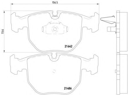 Тормозные колодки HELLA 8DB 355 008-281