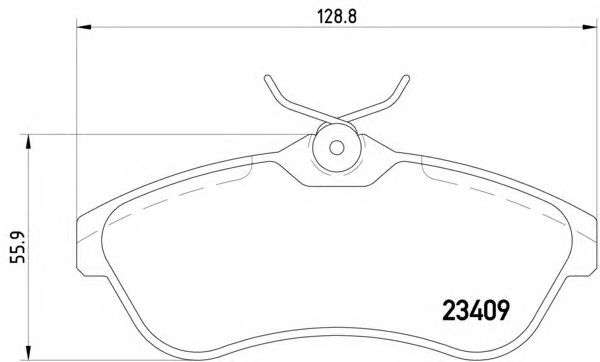 Тормозные колодки HELLA 8DB 355 009-321