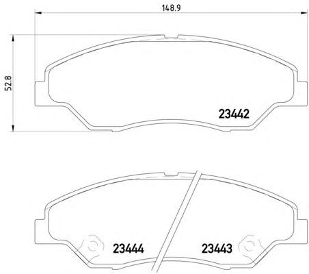 Тормозные колодки HELLA 8DB 355 009-701