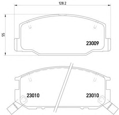Тормозные колодки HELLA 8DB 355 009-831