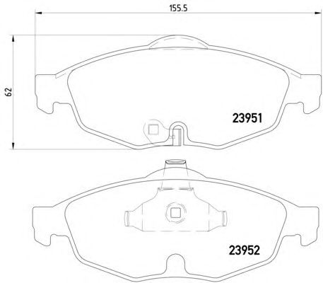 Тормозные колодки HELLA 8DB 355 011-991