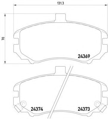 Тормозные колодки HELLA 8DB 355 012-471