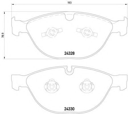 Тормозные колодки HELLA 8DB 355 012-521