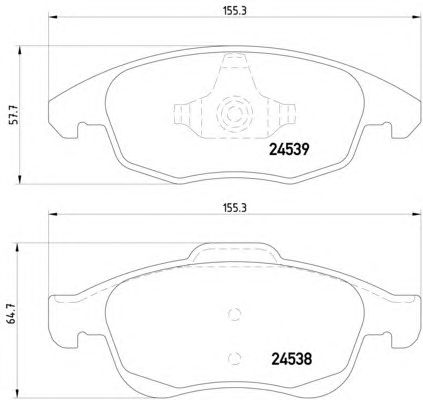 Тормозные колодки HELLA 8DB 355 013-341