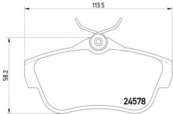 Тормозные колодки HELLA 8DB 355 013-421