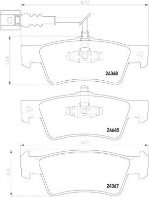 Тормозные колодки HELLA 8DB 355 013-841