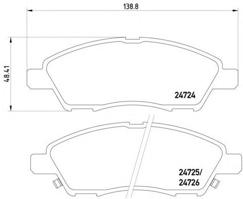 Тормозные колодки HELLA 8DB 355 014-071