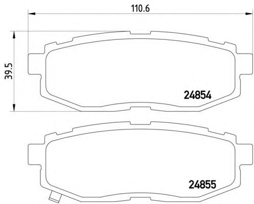 Тормозные колодки HELLA 8DB 355 014-341